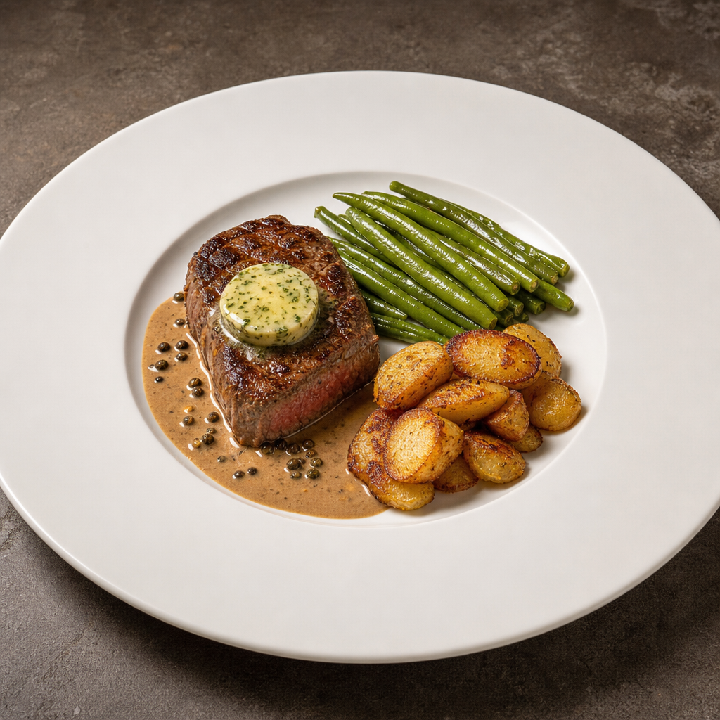 How to plate beef fillet. – Restaurant classic