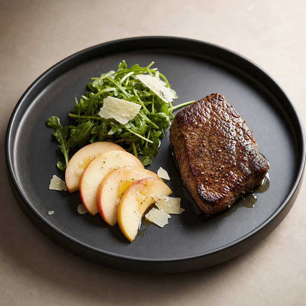 How to plate beef fillet. – Light & modern